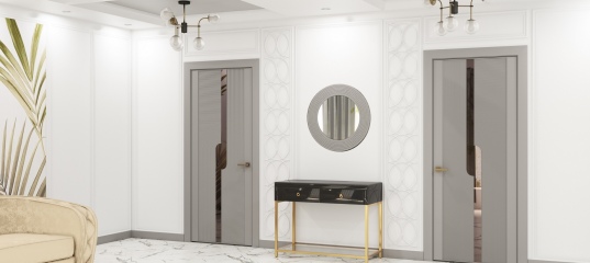 Межкомнатные двери с зеркалом - Geona Doors