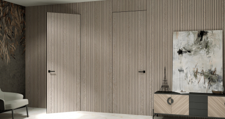 Реечные двери и панели LINEA — новшество от Фабрики GEONA